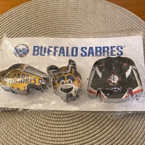 Buffalo Sabres Cookie Cutters Set of 3